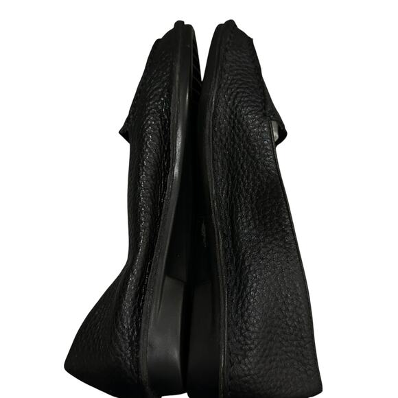 Aerosol awestruck-soft pebble leather black driving shoes size 5.5 flats - Picture 5 of 10